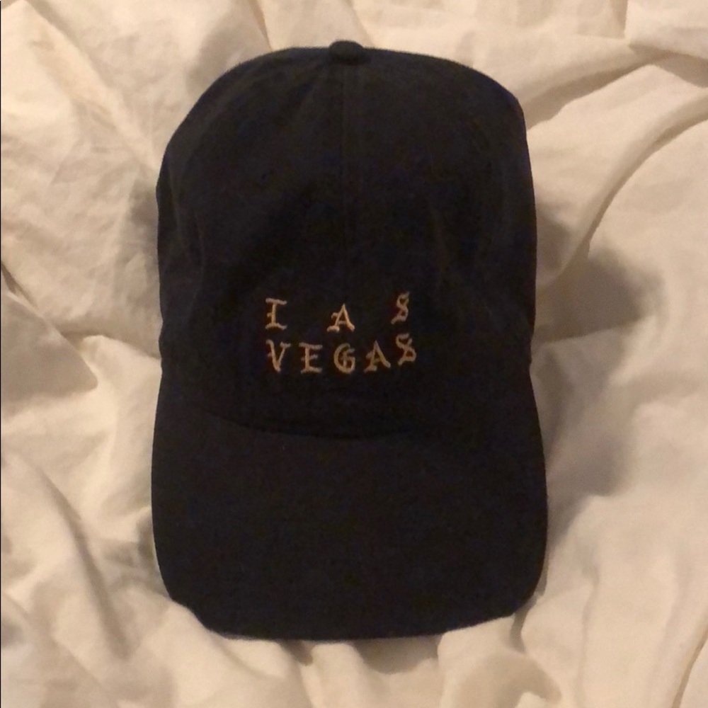Auth Life of Pablo popup shop dad hat Las Vegas